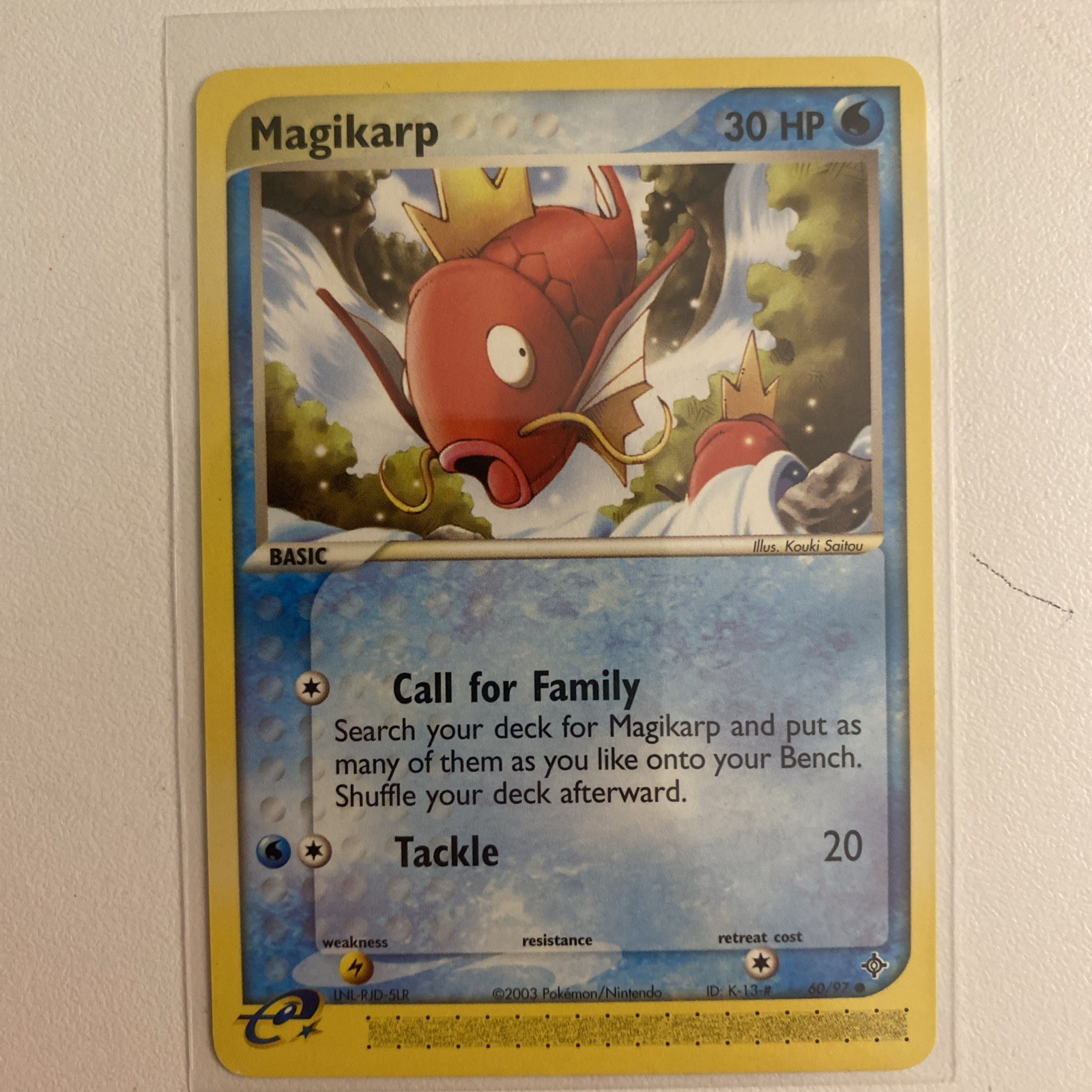Pokémon TCG Magikarp Card 60/97 Dragon Regular NM Condition E-Reader Series