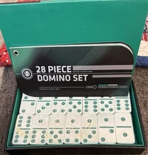 Marlboro Menthol Promo 28 Piece Domino Set with Case Philip Morris NEW Sealed