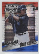 2014 Panini Prizm Perennial Draft Picks Red White & Blue Pulsar Troy Stokes Jr