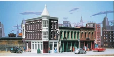 Walthers Cornerstone HO Scale Building/Structure Kit Merchants Row II Downtown