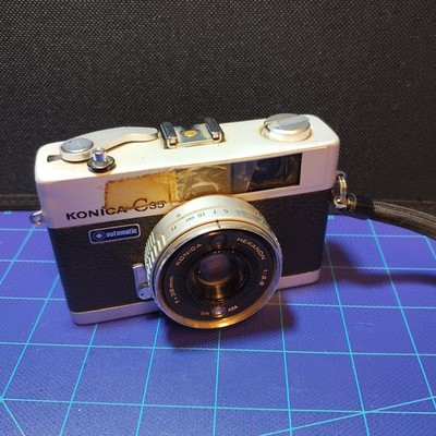 Konica C35 Automatic 35mm Film Camera Hexanon 38mm f/2.8  Working