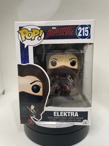 Funko Pop Elektra 215 Daredevil - W/Pop Protector - Vaulted