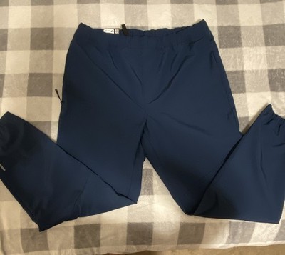 GapFit Men's Performance Jogger Pants Blue L Drawstring Elastic Waist