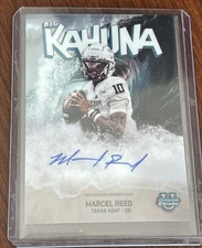 2025 Bowman University Chrome Football Marcel Reed Big Kahuna Auto Case Hit