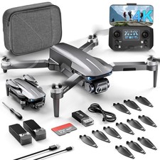 4K WiFi FPV Drone GPS Brushless Motor 2 25 Mins Flight Beginner Kit Quadcopter