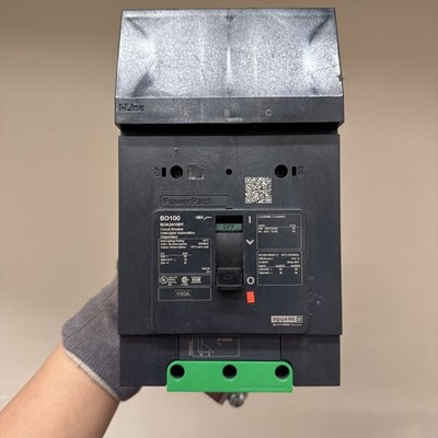 Square D BD100 BDA34100Y PowerPacT B 100A 3P 480Y/277V I-Line  Circuit Breaker  