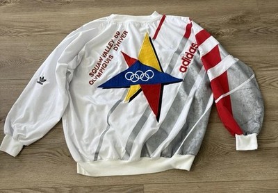 Vintage Adidas Sweatshirt Men XL Olympic Winter Games St Moritz