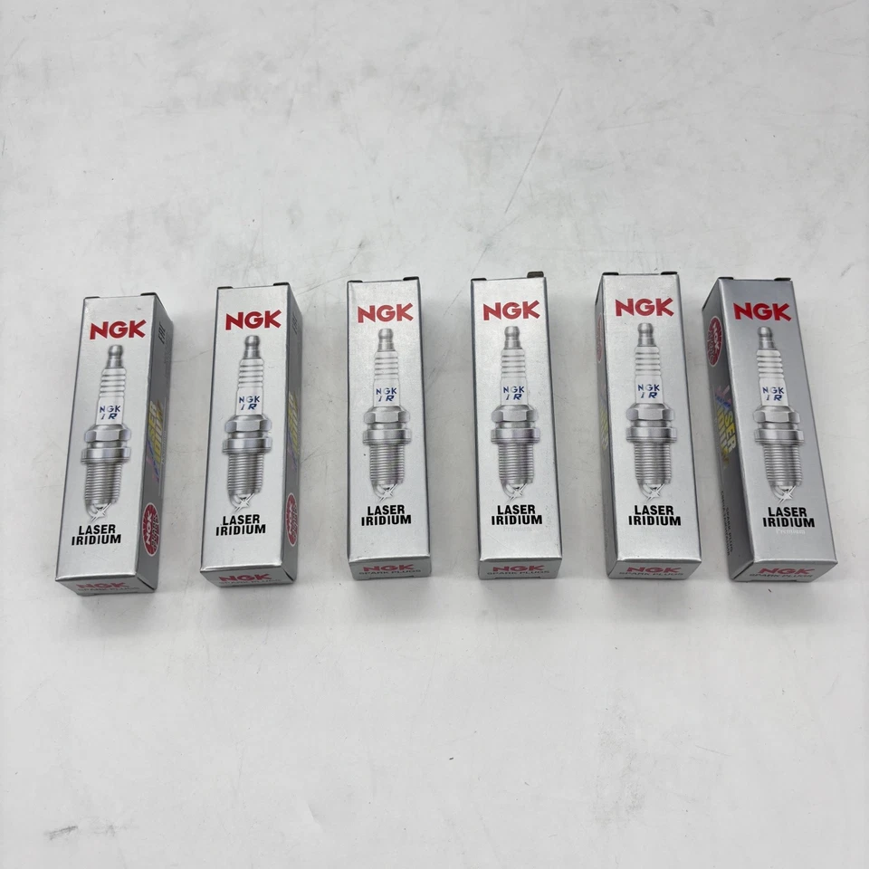 6x NGK Laser Iridium two step colder spark plugs for BMW N54 3.0L 135i 335i 535i - Image 2 of 4