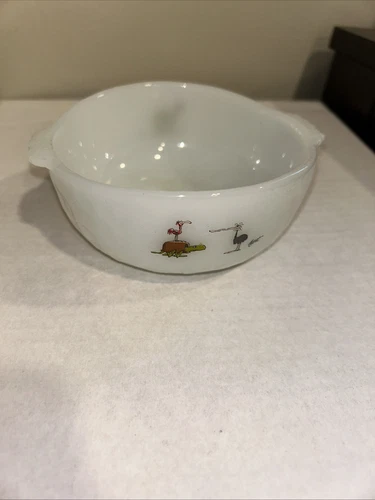Grog Caveman BC Comics Johnny Hart Anchor Hocking Fire King Bowl