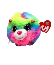 Ty Puffies (Beanie Balls) - Gizmo the Cat, MWMT Stuffed Animal Toy