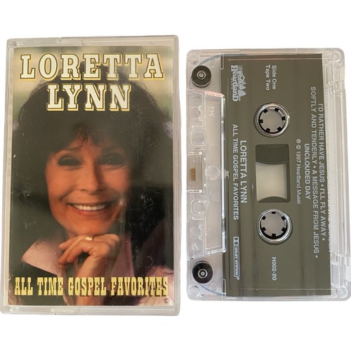 Loretta Lynn - All Time Gospel Favorites Cassette Tape. Free Shipping!