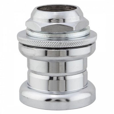 Sunlite Steel Threaded Chrome Headset EC32/26 - 1 inch, 32.5mm Steel Cups &
