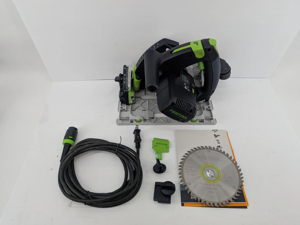 Festool 576011 TS 55 corte por inmersión 6 1/4 pulgadas Sierra de oruga circular | Nueva Foto 3 de 4