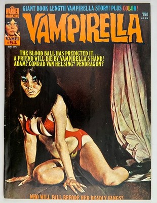 VAMPIRELLA #54 Warren 1976 FN/VF Richard Corben BOWSER Enrich Torres Cover