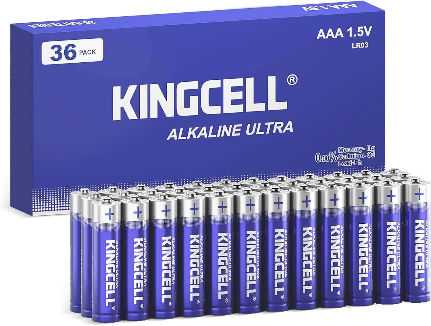 AAA Batteries (36 Pack) -High Performance Extra Long-Lasting Power, Eco-Friendly-image