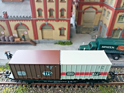 Märklin 4664 H0 Containerwagen DB TFG in OVP (Mi)