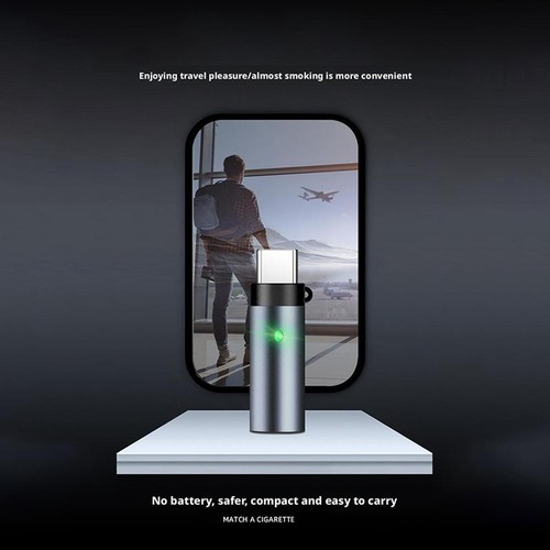 Electric for Lighter - USB C for Lighter - Flameless Windproof, Men's Gift - Afbeelding 13 van 16