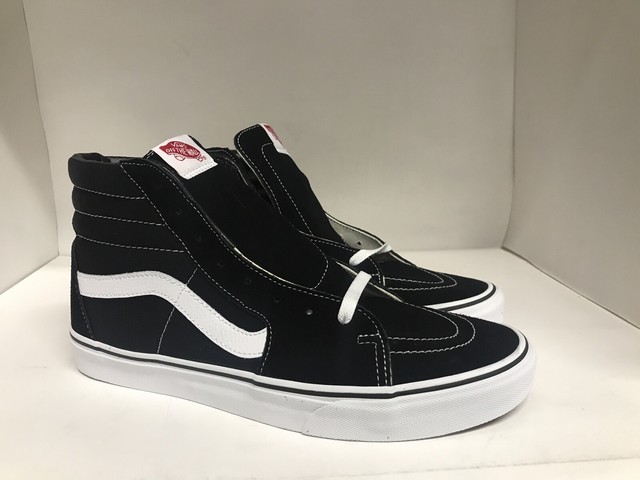 black vans hi top