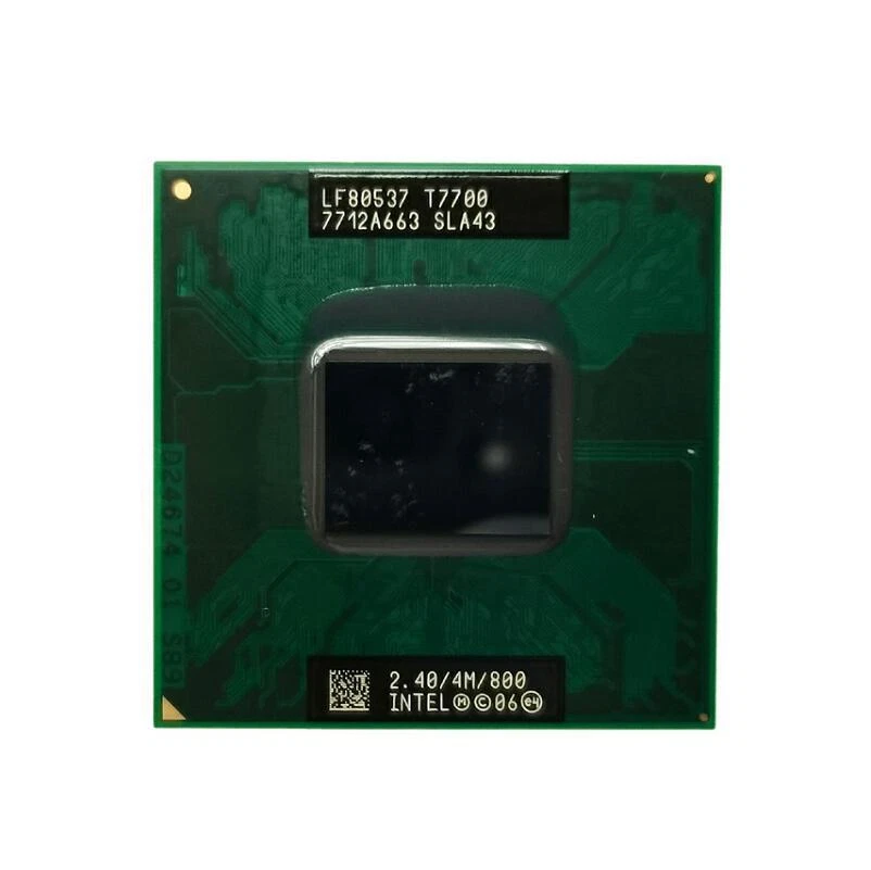 Intel Core 2 Duo T7700 2.4 GHz SLA43 SLAF7 Dual-Core Socket 479 CPU Processor - Image 2 of 4