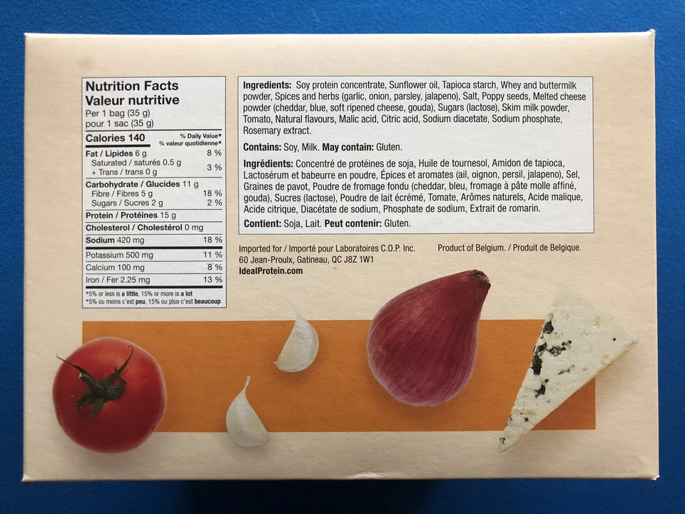 Ideal Protein Ranch Flavoured Dorados - 7 Packets - EXP 11/30/2025 FREE SHIPPING - Image 3 of 4