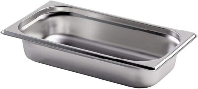 4-teiliges Panier-Set Edelstahl - 25,5x20x5,5 Cm Mit Panierzange