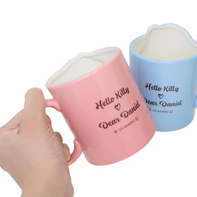 Sanrio Hello Kitty ＆ Dear Daniel Kiss Pair Mug Cup set Wedding