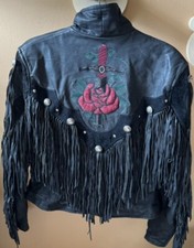 Rare Vintage Women’s Leather Jacket Dallas Premium Made In U.s.a Size 12