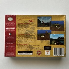New In Fisherman Bass Hunter Nintendo 64 N64 Factory Sealed NIB VGA PSA CGC WATA