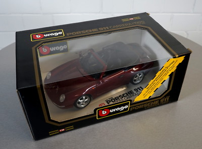 Burago 1/18 Porsche 911 Carrera 1994 - 3090 - Modell Auto NEU OVP unbespielt RAR