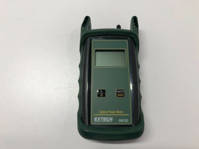 Extech Instruments PM100 Fiber Optic Power Meter 9VDC W/AC Adapter