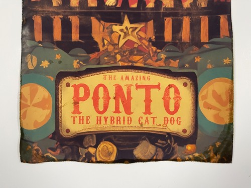 Freak Show Half Dog Half Cat Poster Circus Art Carnival Live Freaks Print - Picture 5 of 6