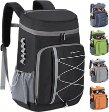 Cooler Backpack - 35/50 Can Insulated Soft Cooler Lunch Bag for Camping, Beach,