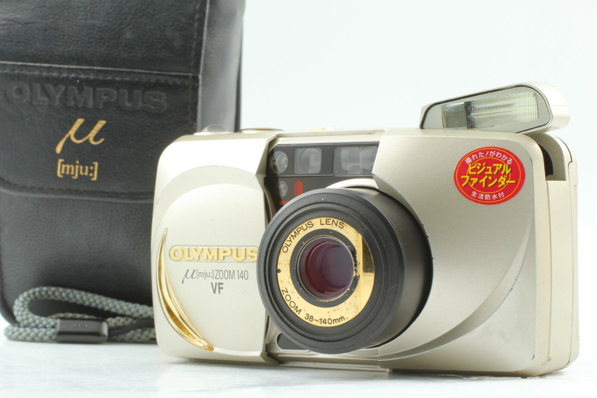 Near MINT] OLYMPUS μ mju Zoom 140 VF Point & Shoot Film Camera