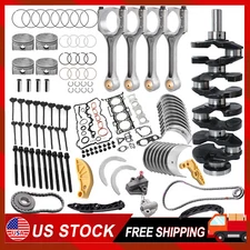 For HYUNDAI KIA 2.4L G4KJ Engine Rebuild Kits Crankshaft Con Rods Timing Kit US