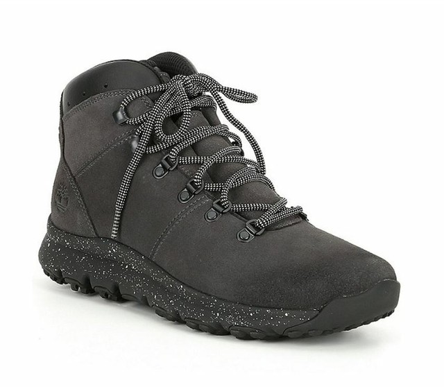 Timberland Men's World Hiker Mid Ankle Boots, Dark Grey Suede, size 12 US for sale online
