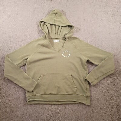 Grayson Threads Hoodie Girls Small Green Be Kind To Human Kind