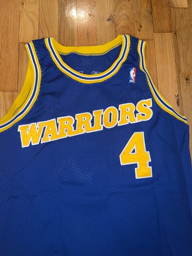 CHRIS WEBBER Champion GOLDEN STATE WARRIORS Authentic Jersey 44 Sprewell Bullets - Picture 5 of 5