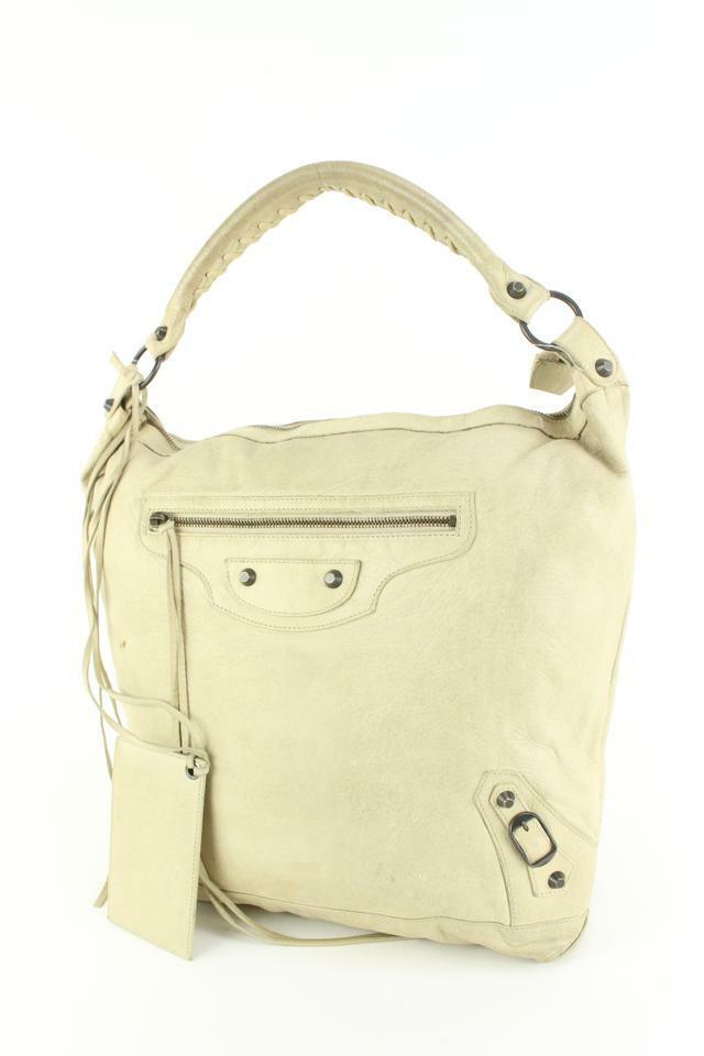 Balenciaga Cream Leather The Day One Hobo Bag 18ba53s | eBay Balenciaga Cream Leather The Day One Hobo Bag 18ba53s | eBay