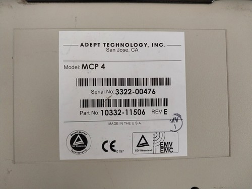 ADEPT MCP 4 Operator Teach Control Pendant 206037-1 26626-14156 (Not Working) - Picture 12 of 14