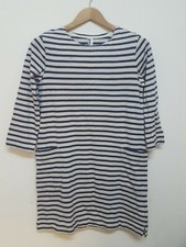 Margaret Howell MHL Dress Striped T-shirt Dress Size II Women dress Winter dress