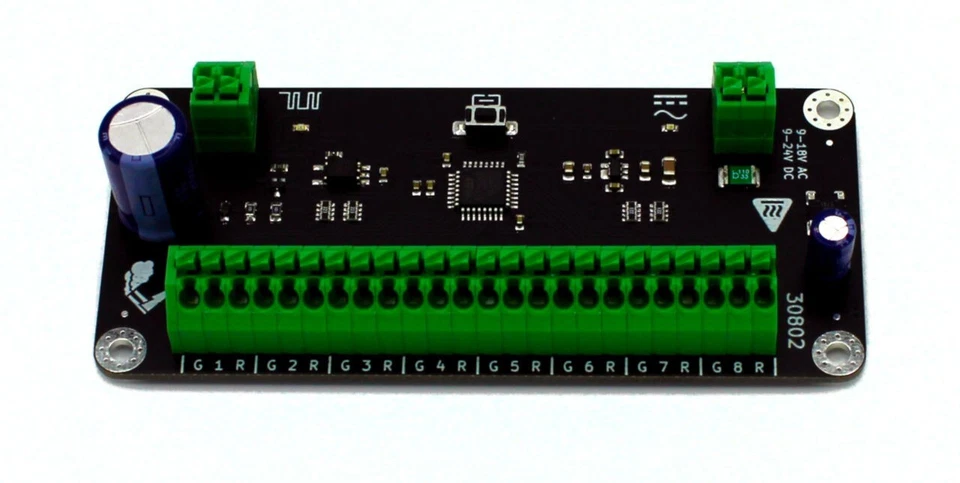 DECODERWERK 30802 Weichendecoder 8 fach H0/N/TT/Z Digital Decoder Magnetartikel - Bild 2 von 3
