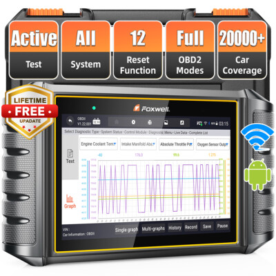 Foxwell NT726 Bidirectional All System Car OBD2 Scanner Diagnostic Scan Tool Oil
