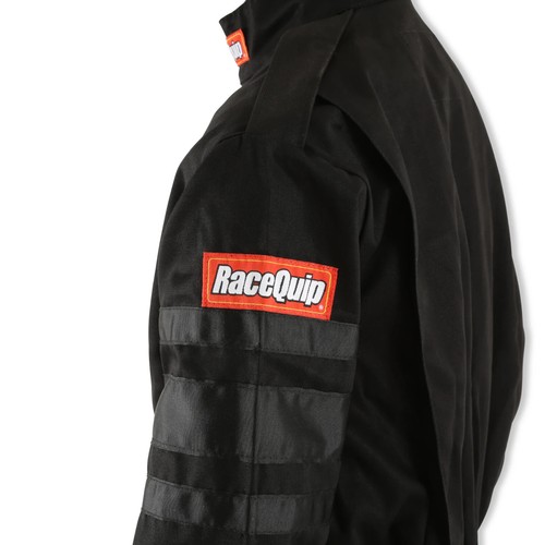 RaceQuip One Piece Single Layer Racing Driver Fire Suit SFI 3.2A/1 2XL BLACK - Picture 6 of 10