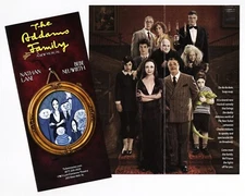 Nathan Lane "ADDAMS FAMILY" Bebe Neuwirth / Andrew Lippa 2010 Broadway Flyer