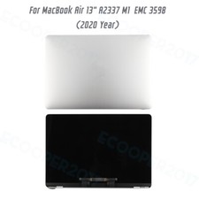 A LCD Display Screen Top Cover For MacBook Air 13.3" A2337 2020 EMC 3598 Silver