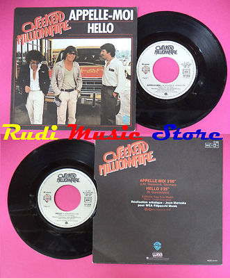 LP 45 7'' WEEKEND MILLIONNAIRE Appelle-moi Hello 1979 france WARNER no cd mc dvd