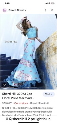 blue coral dress Luisa Positano | Dress Ornella Blue Coral main image 1