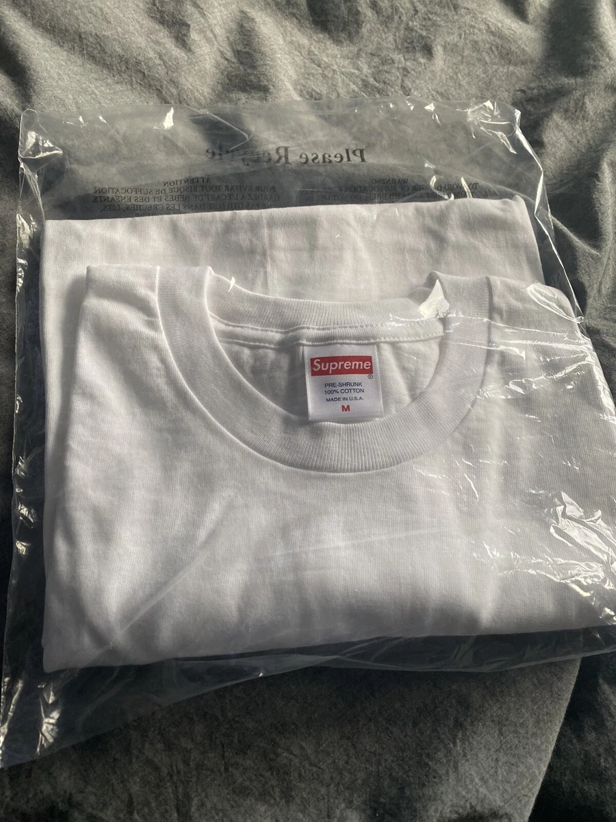 Supreme - White & Black Tonal Box Logo Tee Bundle (M) SS23