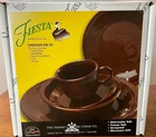Fiesta Chocolate 5 Piece Place Setting Homer Laughlin USA Dinnerware New in Box