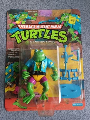 TMNT - Turtles - Genghis Frog - Figur - Vintage - MOC - 1989 - Neu - Ovp